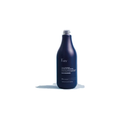 KEZY Macadamia Anti-yellow Shampoo Шампунь, нейтрализующий желтизну, с маслом макадамии, 1000 мл