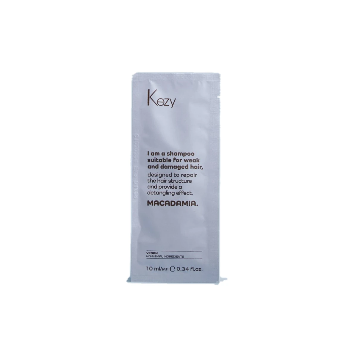 KEZY MACADAMIA ANTI-YELLOW SHAMPOO 10ml Шампунь нейтр.желтизну для светлых волос с маслом макадами