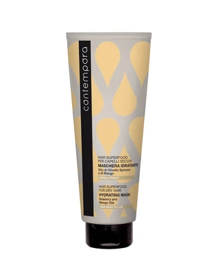 Маска увлажняющая для сухих волос профессиональная BAREX Contempora Hair Superfood Hydrating, 350 мл