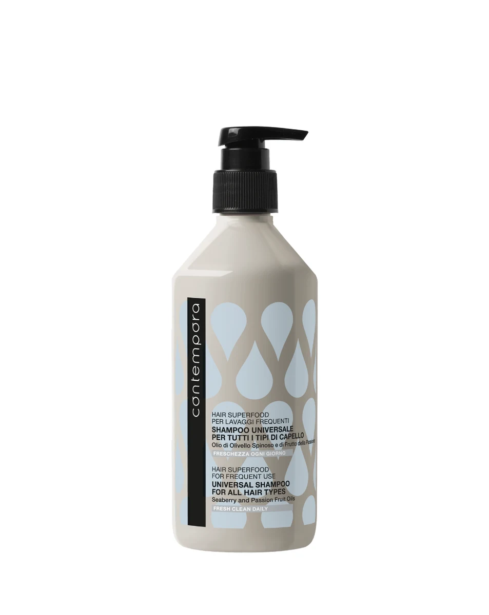 Шампунь для всех типов волос BAREX Contempora Hair Superfood Universal, для частого мытья, 500 мл