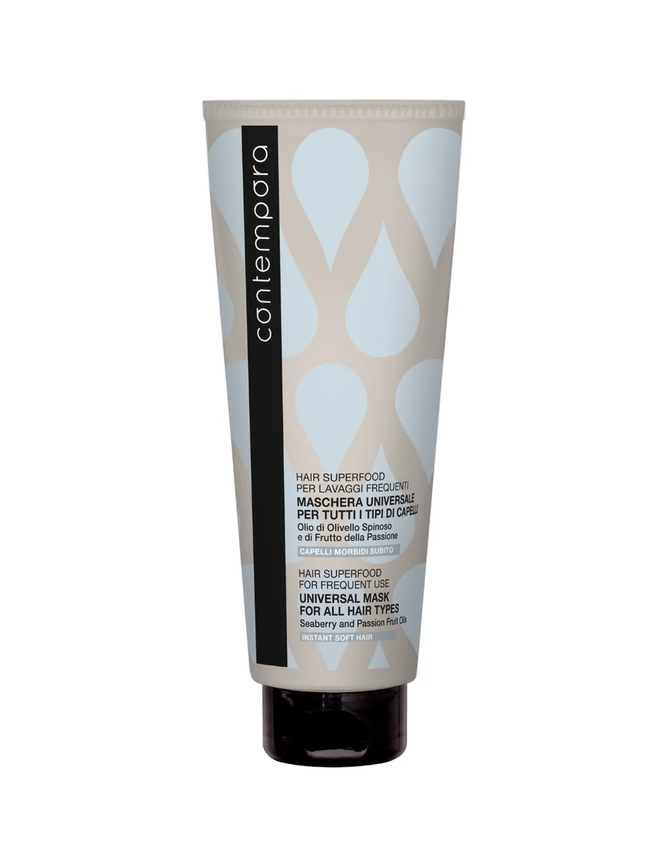 Маска питательная для всех типов волос профессиональная BAREX Contempora Hair Superfood Universal, 350 мл