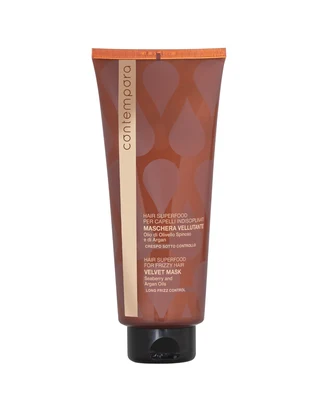 Маска разглаживающая для пушистых волос профессиональная BAREX Contempora Hair Superfood Velvet, 350 мл